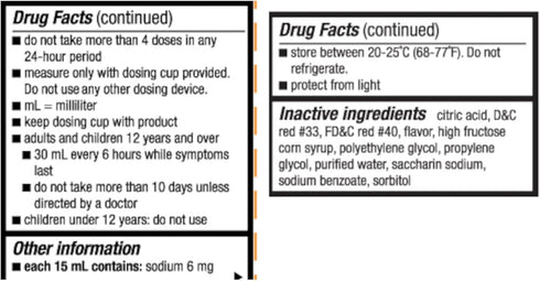 Mapap Adult Liquid Acetaminophen by MAJOR - 500mg Extra Strength, Cherry Flavor, 8 Fl Oz, Pack of 1