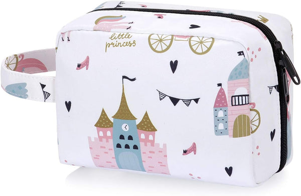 HUA ANGEL Travel Makeup Bag, Large Capacity Cosmetic Bag for Women, Waterproof Toiletry Organizer