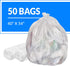 Reli. SuperValue 55-60 Gallon Trash Bags | 50 Count | Made in USA | Heavy Duty | Clear Multi-Use Garbage Bags by Reli.