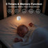Light,15 LEICEX Portable Sound Machine,Travel Sound Machine with Non-Looping Sound Timer and Memory Play, Mini White