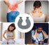 ITODA U-Shaped Hot Water Bottle for Neck and Shoulder, Warmer Hot and Cold Water Bag Winter Relaxing Reusable Pain