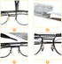 Eyeglass Repair Kit with Glasses Screws, Precision Screwdriver, Nose Pads, Cleaning Cloth, Tweezers