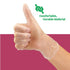 Disposable Vinyl Gloves | Extra Large Heavy Duty Non Sterile Powder Free Latex Free Rubber | 100 Count Food Safe