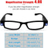 Led Readers for Men Women, Reading Glasses with Light, Magnifying Glasses for Nighttime Reader
