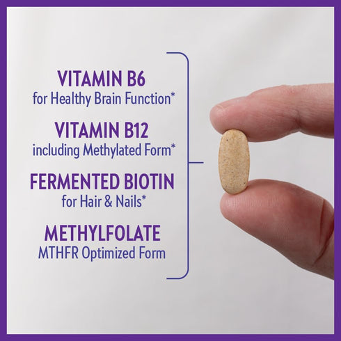 New Chapter Vitamin B Complex - Fermented, USDA Organic, ONE Daily for Energy & Brain - 60 Count