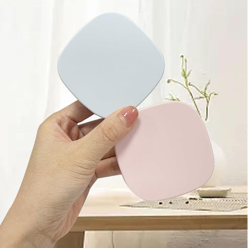 2 Pack Cute Contact Lens Case Travel Kit, Contact Case with Mirror Tweezers Remover Tool