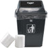 18 Gallon Large Clear Garbage Trash Bags, 70 Counts, Yard Waste Bags