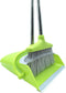 Extendable Long Handle Broom and Dustpan Set, Lightweight Stainless Broom Combo for Indoor or Outdoor Cleaning