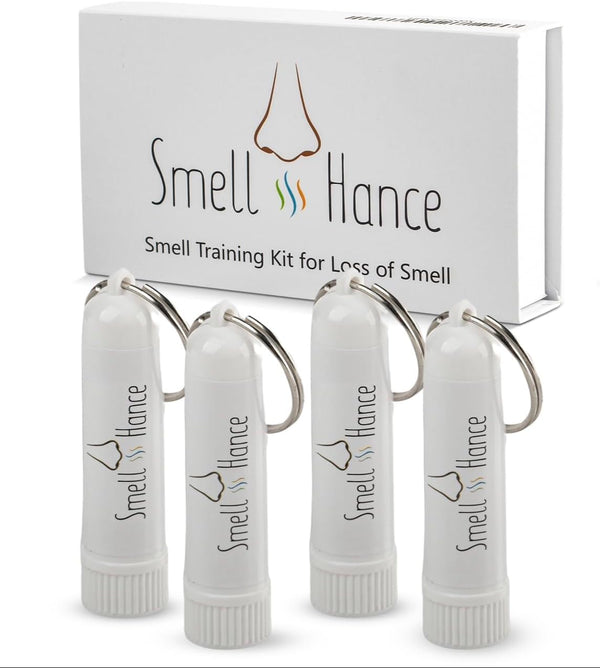 SmellHance Smell Training Kit for Loss of Smell- 4 Pack Aromatherapy-Inhaler Set-Anosmia
