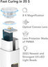 Smiling Shark Gel Nail Light, Handheld UV Nail Light, Mini Portable Cordless USB Power Bank for Fast Curing & Manicure