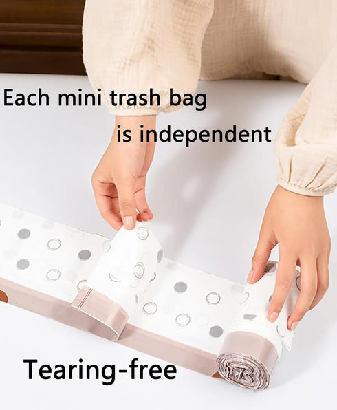 YIHUANYIFA 60pcs 4 60pcs) Gallon Trash Bags Drawstring Tear-Free Thick Garbage Bags for Bathroom Office Home Bedroom
