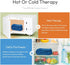 Microwavable Heated Neck Wrap Warmer, Weighted Heating Pad for Neck and Shoulders, Hot and Cold Compress