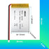 (2 Pack) 403048 Battery 403048 Lipo Battery 3.7v 800mAh Compatible for Multiple Device 403048 Replacement Batteries with PH 2.54 & PH 2.0 JST Connector and Tool