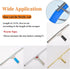 2 Pcs 41 Inch Squeegee Replacement Rubber Blade, Household Silicone Squeegee Refill for Window, Glass, Shower Doors Cleaning