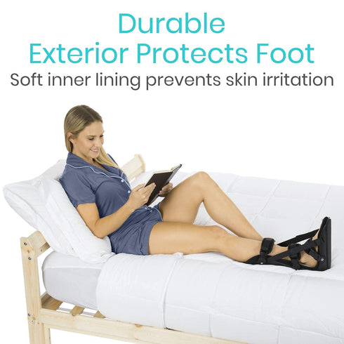 Plantar Fasciitis Night Splint by Vive, Best Medical Brace for Foot Pain, X-Large