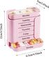 VIECDJSK 7-Day 4 Pill Organizer with Times Daily Compartments, Weekly Medication Organizer for Morning Noon Evening