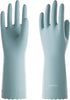 LANON wahoo Skin-Friendly Cleaning Gloves, Unlined Dishwashing Rubber Gloves, Kitchen, Non-Slip, Surf