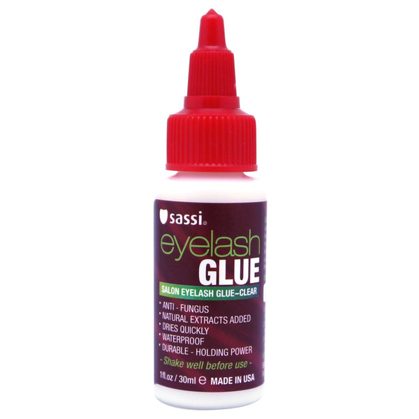 Sassi Eyelash Glue 1oz (Clear) - Production Date Shown on Bottle