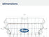 Drive Medical Walker Basket with Plastic Cup Holder, 10200B, White