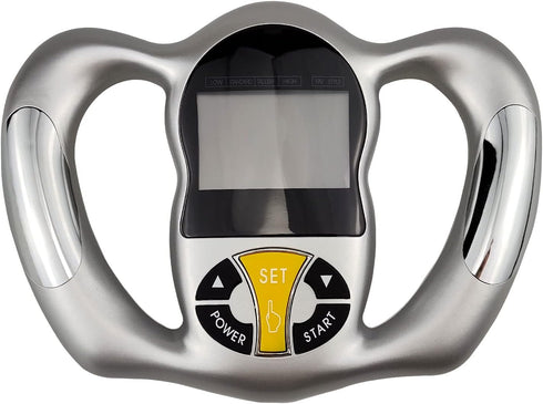 Digital Body Fat Analyzer, Handheld BMI Monitor with LCD Display for Personal Health Measurement