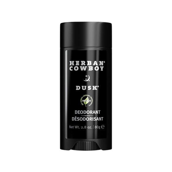 Herban Cowboy Men’s Deodorant, Dusk, 2.8 Ounce - Vegan and Cruelty-Free