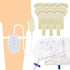 Latex Condom Catheter External self-Sealing Set, 1 Premium Leg Bag tubing, 1