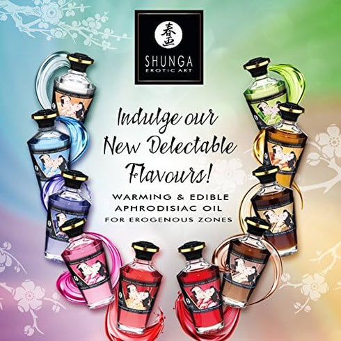 Shunga 3.5 Warming Massage Oil Fluid Ounces (Caramel)