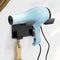 NAJIESUN Hair Dryer Holder Wall Mount, Stainless Steel Blow Dryer Holder for Bathroom,