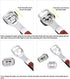 Stainless Steel Callus Shaver Pedicure Dead Skin Remover, Heel Razor with Wooden Handle & 10 Blades