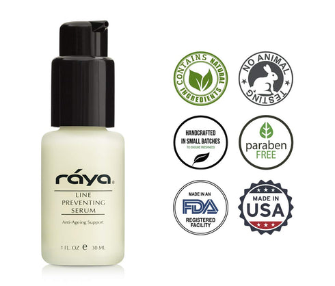 RAYA Line Preventing Serum (507) - Anti-Aging Facial Treatment for Fine Lines and Wrinkles