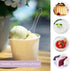 100PCS Disposable Tasting Spoons, Ice Cream Dessert Taster Spoons, Mini Spoons for Sampling, Clear