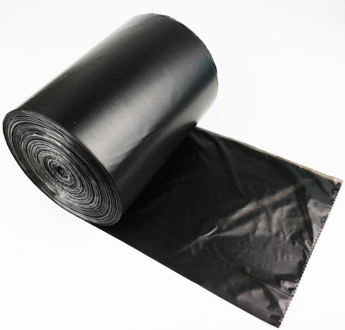 130 Counts 4 Gallon Trash Can Liners, Black