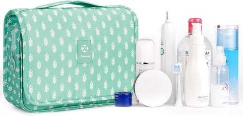 Narwey Hanging Travel Toiletry Bag - Waterproof Cosmetic Organizer for Women and Girls