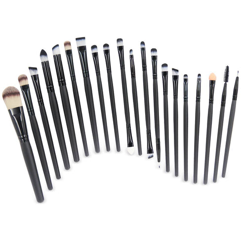 20 Pieces Makeup Brush Set, Professional Face Eye Shadow Eyeliner Foundation Blush Lip Brushes, Powder Liquid Cream Tool