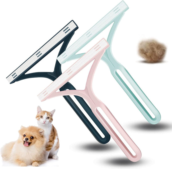Pet Hair Remover, Special Dog Hair Remover Multi Fabric Edge, 3 PCS for Couch, Furniture, Carpet, Car