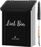 SUBEKYU Metal Magnetic Lint Bin for Laundry Room, Wall Mounted Lint Box