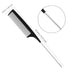 Patelai 3 Pieces Hair Styling Set - Fluffy Brush, Rat Tail Comb, Triple Teasing Comb for Back Combing (Black)