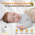Soothing Sounds 30 12 5 32 4 White Noise Machine Portable Sleep Machines with Relaxing Sounds Color Options Adjustable