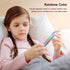 QKDS 7 1 Pill Box Organiser, Portable Weekly Pill Box, Day Times a Day Compartments Tablet Organiser Box, Rainbow Metal