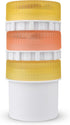 Portable Pill Box with 3 Containers, Small Daily Pill and Vitamin Organizer for Travel or Home Use, Magnetic Attachment