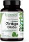 EMERALD LABS Ginkgo Biloba Extract - 60 Vegetable Capsules for Brain Health, Antioxidant & Energy Support