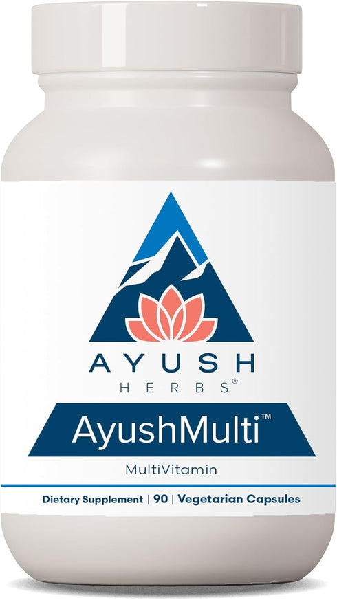 Ayush Herbs Multi - All-Natural High Antioxidant Multivitamin for Women and Men, Daily Vitamins for Adults, Active B