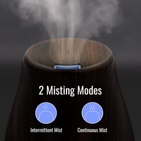 HealthSmart Essential Oil Diffuser, Cool Mist Humidifier and Aromatherapy Diffuser, 150ML Tank for Small Rooms