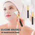 2 PCS Silicone Face Mask Brushes, Soft Applicator Brush for Facial Mud Mask, Body Lotion, Makeup Tools for Women