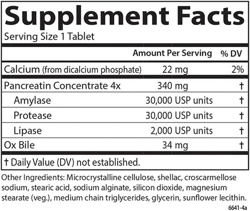 Carlson Natural Digestive Enzymes, Digestive Aid #34 with Protease, Amylase & Lipase, 100 Tablets