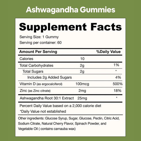 Gummies Immune Black Girl Vitamins Calm Girl Ashwagandha + Zinc Stress Support, Promotes Relaxation & Mental Clarity
