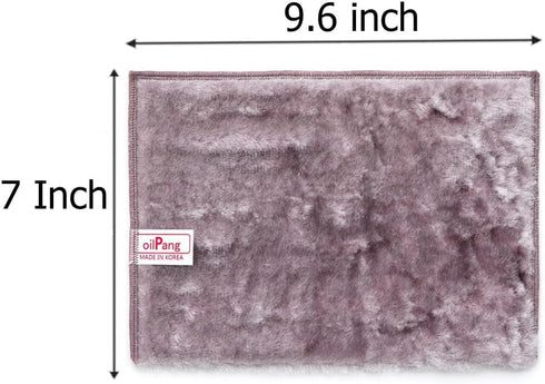 3 PCS Medium Size Eco-Friendly Viscose Dish Cloths for Kitchen Cleaning - Scrubber Washcloths (3, Medium)