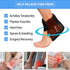 Ankle Ice Pack Wrap - Hot Cold Therapy Foot Ice Pack for Plantar Fasciitis, Achilles Tendonitis, Black