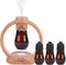 HAPPTWS Essential Oil Diffuser Set- Diffuser 3 Timer Settings Battery Powered Cordless Setup