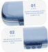 Large Capacity Weekly Pill Organizer Portable Medicine Case with Compartments Wear-Resistant Travel Container for Home
